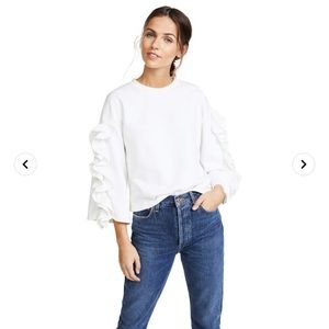 J.O.A.
Ruffle Sweatshirt‎